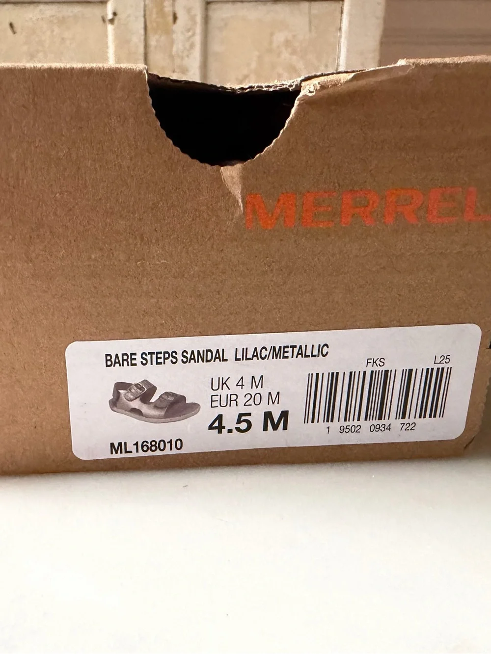 Merrell bare steps